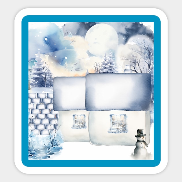 Winter wonderland Sticker by Junomoon23